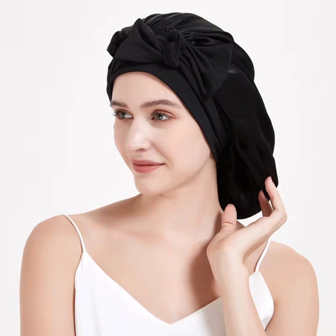 Mimi Bonnet – Premium Silky Sleep Cap for Frizz-Free, Healthy Hair