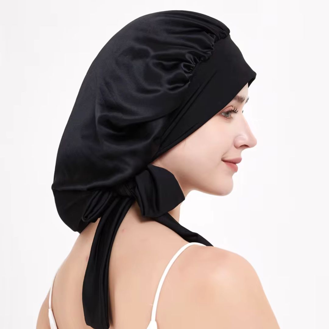 Mimi Bonnet – Premium Silky Sleep Cap for Frizz-Free, Healthy Hair